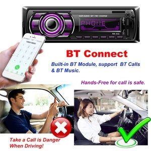Reproductor MP3 para coche, Radio FM, Aux, en receptor, BT, SD, USB, estéreo, 1 Din, rk-532, 12v - Product Image 3