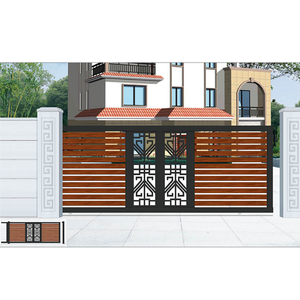 <span class=keywords><strong>Porte</strong></span> de jardin en métal noir à une feuille, efficace dans l'espace, <span class=keywords><strong>avec</strong></span> fente pour courrier <span class=keywords><strong>intégrée</strong></span> et charnières cachées <span class=keywords><strong>Porte</strong></span> de jardin - Product Image 6