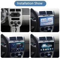 Pour Dodge Caliber 2007 2010 Autoradio multimédia Android Auto BT Car-play GPS Navigation Vidéo 2 Din WIFI