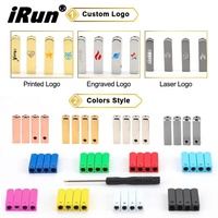 IRun personnalisé multifonction ressort arrêt bascule bouchon métal cordon serrures embout embouts durables en métal pour cordons