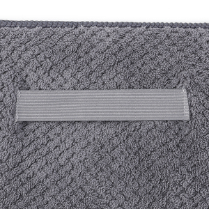 Frottee-Haartrockentuch mit individuellem Logo und Gummizug, großes Mikrofaser-Haartuch für Damen - Product Image 5