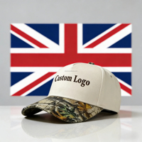 Gorra de Béisbol Original al por Mayor con Visera Curva, 6 Paneles, Bordado 3D Personalizado, 100% Algodón, para Uso Diario