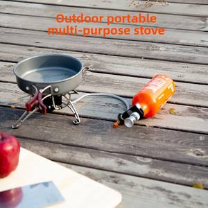 Réchaud multifonctionnel portable à gazole, essence, alcool, kérosène, brûleur coupe-vent pour pique-nique et camping - Product Image 3