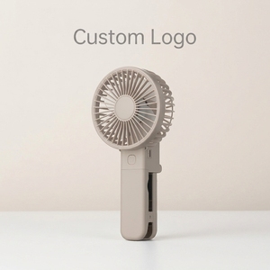 Ventilateur portable rechargeable mini 1200 mAh, 3-en-1 pliable, à clipser sur le cou, pour usage domestique - Product Image 1
