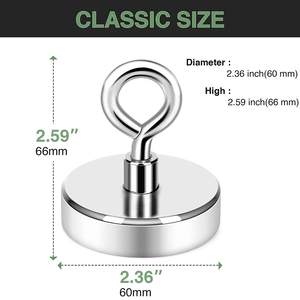 แม่เหล็กตกปลาและแม่น้ำสำหรับตกปลาหม้อสเตนเลสนีโอดิเมียมทนทาน - Product Image 3