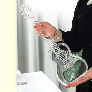 Handmade Criativo 1000ml Violino Decanter Vinho Conjunto Com Pedestalr Vinho Whisky <span class=keywords><strong>Champagne</strong></span> Dispenser Vinho De Vidro Elegante - Product Image 4