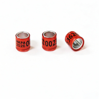Bague de pattes de pigeon multicolore 2026 pour courses aviaires avec inscription, en plastique réutilisable toutes saisons