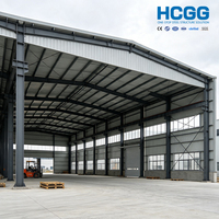 Bâtiment en structure d'acier léger pour entrepôt, logistique, usine, grange - Kits en acier profilé en H
