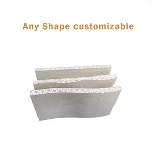 Customized High Quality <b>Scratching</b> <b>Board</b> with Catnip OEM/ODM Pet Scratch White Corrugated Paper B/C Flute Scratcher - Product Image 2