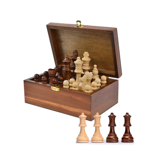 Piezas de Ajedrez <span class=keywords><strong>Staunton</strong></span> No.6 de 2022, Caja de Madera, Rey de 3.9 Pulgadas - Product Image 3