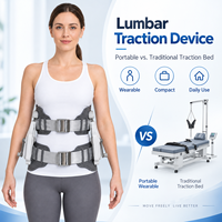 Appareil de traction lombaire portable BOAN, support mécanique en métal pour étirement du dos, rééducation à domicile, garantie 1 an, marque privée