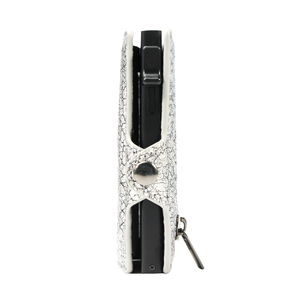 CASEKEY Silver Metallic Pu Leather Smart Popup <b>Wallet</b> Anti Theft <b>RFID</b> <b>Wallet</b> Automatic Coin Purse Zipper <b>Wallet</b> <b>for</b> <b>Men</b> - Product Image 4