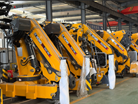 Grues montées sur camion, grues à flèche pliante de 12 tonnes, grues simples de 14 et 16 tonnes à vendre ; tonnage personnalisé disponible.