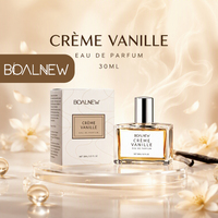 Parfum corporel en spray OEM à marque privée, 30 ml, lait crémeux vanille, jasmin, ambre, parfum naturel longue durée