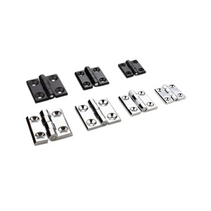 Metal <b>Hinges</b> 20 30 40mm Aluminum <b>Door</b> <b>Window</b> Industrial Zinc Alloy Stainless Steel 180 Degree Opening Angle 2 Hole Pair - Product Image 1