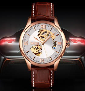 <span class=keywords><strong>Reloj</strong></span> Automático Skmei 9223, Nuevo <span class=keywords><strong>Reloj</strong></span> Dorado para Hombre, Precio Más Bajo, <span class=keywords><strong>Reloj</strong></span> de Cuarzo con Correa de Cuero - Product Image 2