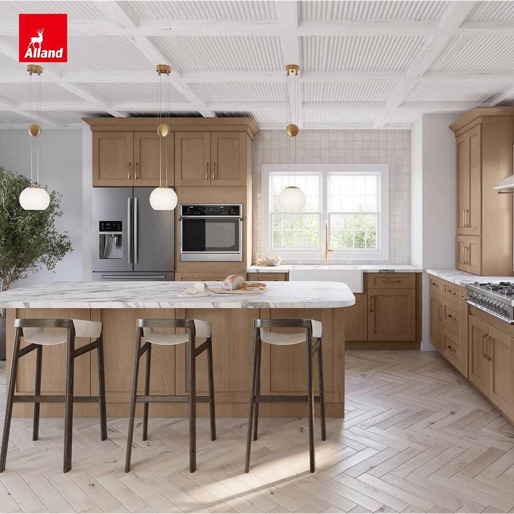 Allandcabinet Modern European Multifunctional Swiss Coffee Smart Farmhouse Coffee Bar Set Kitchen Cabinet With Storage and Sink · image 2