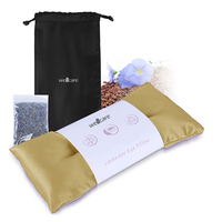 Compresse Chauffante Thérapeutique Apaisante pour le Soulagement du Stress et des Maux de Tête, Masque Oculaire et Oreiller de Voyage pour le Soulagement de la Douleur