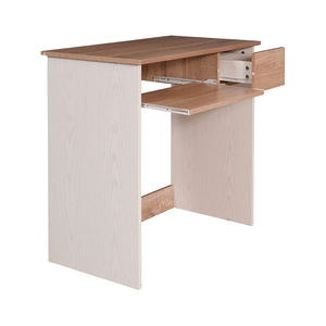 โต๊ะคอมพิวเตอร์ โต๊ะทำงาน โต๊ะเขียนหนังสือไม้ พร้อมตู้ลิ้นชักและถาดวางคีย์บอร์ด โต๊ะวางคอมพิวเตอร์ตั้งโต๊ะ - Product Image 5