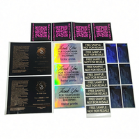 Autocollants holographiques en feuille d'or, forme irrégulière, personnalisés, en papier synthétique, imperméables, imprimés UV, à prix abordable