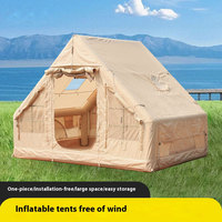 Tente Gonflable d'Extérieur Portable 6.3 Étanche Quatre Saisons pour Voyage et Camping Familial Style Toit