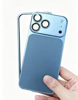 Coque de protection en métal avec cadre en alliage d'aluminium et film arrière 2-en-1, colorée, pour téléphones mobiles, transformant votre appareil en 18 Pro Max