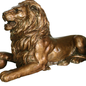 Nouvelles sculptures de lions en <span class=keywords><strong>bronze</strong></span> <span class=keywords><strong>au</strong></span> design moderne à <span class=keywords><strong>prix</strong></span> avantageux - Product Image 3