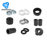 Colliers métalliques à anneau fendu en acier inoxydable plaqué zinc de 10 mm et 22 mm, personnalisés, marque OEM