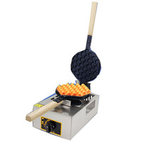 Machine à Gaufres Bulle Rotative Commerciale en Gros pour Usine, Crêpière Électrique Antiadhésive pour Cônes et Gaufres aux Œufs