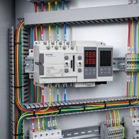 Saklar Transfer Otomatis Daya Ganda NTDT85-250B-II 3P/4P AC230V 250A Saklar Pengalih Generator untuk Catu Daya Cadangan