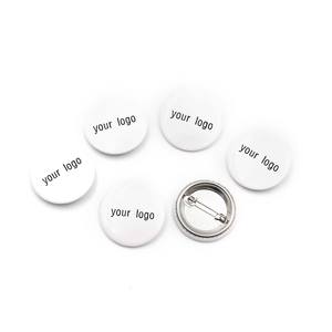 25/30/35/44/75毫米金属马口铁印刷定制空白圆形百万纽扣徽章帽子服装别针原材料 - Product Image 5