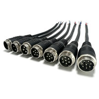 Câble de connecteur aviation étanche personnalisé GX20 6 broches, câble d'encodeur absolu, fil de retour de force pour servo
