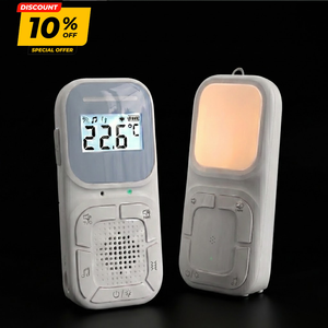 Portable Digital Baby Audio Monitor System with Clear 2-Way Intercom and High Sensitivity Microphone - Product Image 1