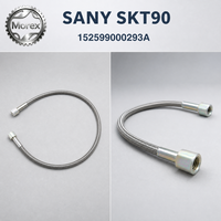 Manguera de Alta Temperatura para SANY SKT90, Ensamblaje 152599000293A, Pieza de Repuesto Flexible Trenzada, Equipo Pesado, Venta al Por Mayor