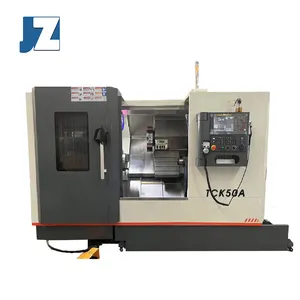 고정밀 TCK50AX500/800/1000mm cnc 5 축 레이싱 센터 경사 침대 cnc 선반 기계