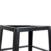 Support de table robuste SL avec pieds de nivellement réglables pour scie à onglets, perceuse sur colonne, meuleuse d'établi - Facile à utiliser, rangement facile, garantie 1 an