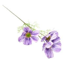 ดอกไม้ประดิษฐ์สีม่วง พลาสติก ผ้าไหม คุณภาพสูง สำหรับตกแต่งงานแต่งงาน - Product Image 2