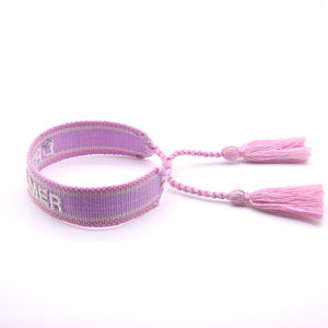 Braccialetti di corda intrecciati con lettere d'amore personalizzabili personalizzabili per braccialetti promozionali con Design unico - Product Image 4