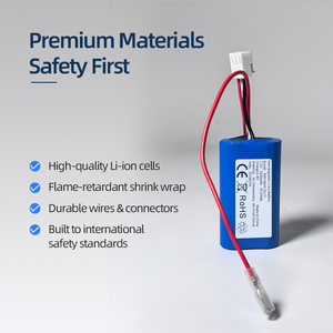 7,4V 2200mAh oplaadbare 2S1P 18650 Li-ion batterijpack met BMS voor handstofzuiger - Product Image 1
