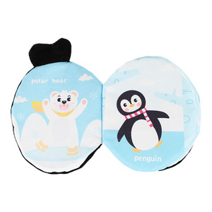 Libro de Tela Interactivo Suave para Bebés con Patrón Bordado para el Aprendizaje y Juego del Bebé - Product Image 5