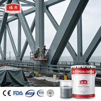 Peinture de construction époxy riche en zinc résistante à l'eau de mer, excellente adhérence pour la prévention de la rouille des murs intérieurs