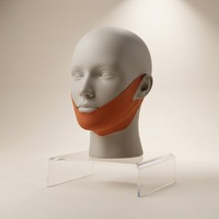 Masque liftant en V pour le menton, patch réducteur de double menton infusé au collagène, masque liftant pour le menton et la ligne du visage en V pour femmes