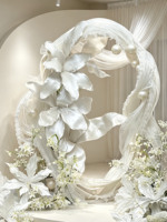 Décoration de mariage populaire M-22, grande taille, fleurs géantes, grandes fleurs mobiles, décoration d'exposition