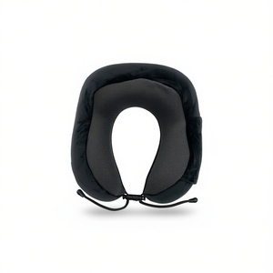 Cuscino da viaggio Ilan in memory foam con supporto per il collo per viaggi in aereo e in auto - Product Image 2