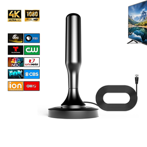 <span class=keywords><strong>Antenne</strong></span> <span class=keywords><strong>TV</strong></span> magnétique intérieure 4K 1080P pour la maison, le <span class=keywords><strong>camping</strong></span>-car et le <span class=keywords><strong>camping</strong></span>, ASTC DTMB, signal stable, <span class=keywords><strong>antenne</strong></span> HDTV avec câble de 5 m - Product Image 1