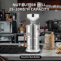 Broyeur colloïdal pour beurre de noix, machine à pâte d'arachide et d'amande, capacité 35 kg/heure, pour la production de beurre de sésame et de noix destiné aux restaurants
