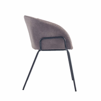 Chaise au Design baroque en métal pour la salle à manger et l'hôtel, mobilier de maison, haute qualité