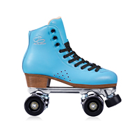 PAPAISON Patines de Ruedas Cuádruples Ligeros, Duraderos, Transpirables e Impermeables para Exteriores, para Adultos, Personalizables, Material PU