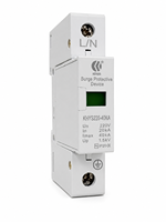 Dispositif de protection contre les surtensions monophasé 2P T3 à montage sur rail DIN 240V 1,5kV UC 275V Garantie 5 ans RoHS 20kA Imax 40kA pour usage domestique