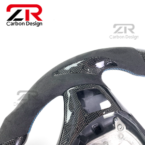Volante de Fibra de Carbono E92 para <span class=keywords><strong>BMW</strong></span> E90 320i 335i E91 E92 E93 E80 E83 E81 E82 E87 E39 E36 <span class=keywords><strong>E46</strong></span> M3 - Product Image 4